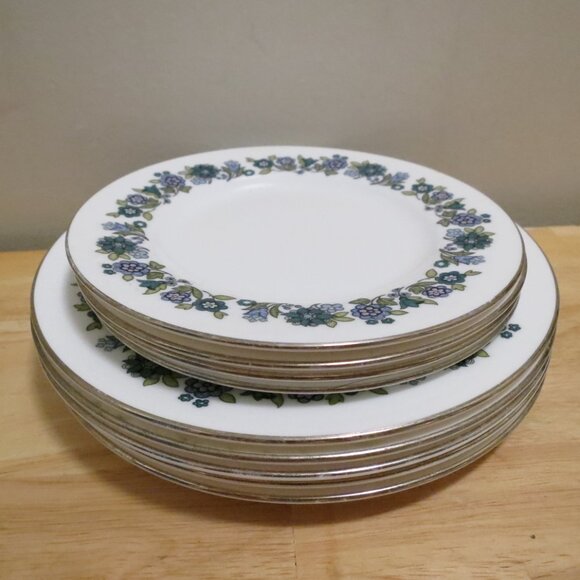 Royal Doulton Esprit X5 Salad Plate 8" and X4 Bread Butter Plate 6.5" Lot H5011 - Picture 1 of 4